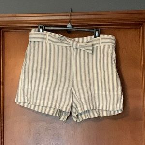 Lou & Grey Striped linen shorts